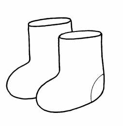 Валенки Раскраски с валенками