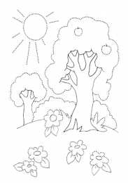 Лето Яблони и луг