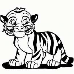 Тигр Раскраски с тиграми
