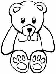 Медвежонок Раскраски с медведями и медвежатами