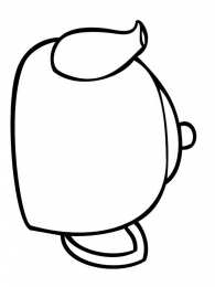 Для девочек Раскраски с изображениями посуды для девочек