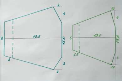 Выкройки медецинских масок  Выкройки для медицинских масок