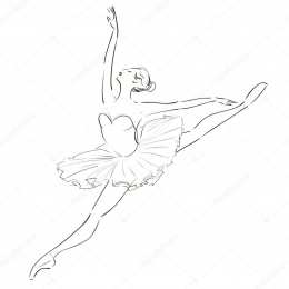 Контуры балерины Контуры и шаблоны балерин для вырезания скачать бесплатно онлайн