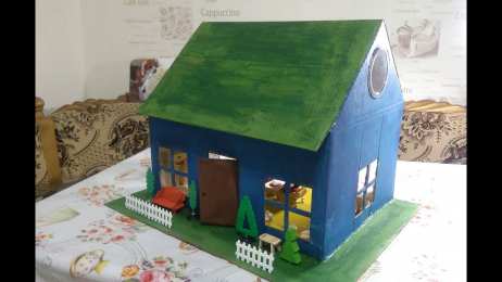 Дом из бумаги или картона Поделки дома из бумаги или картона