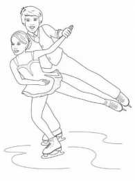 фигурное катание Катание не льду фигуристов. Фигурное катание в коньках