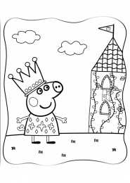 Свинка Пеппа Раскраски со свинкой Пеппой.