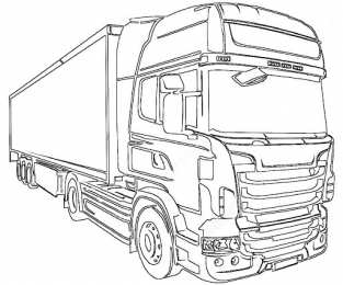 Машины Огромная фура