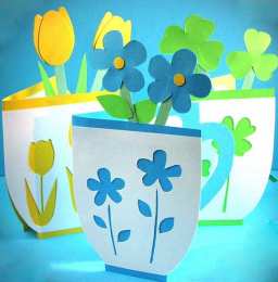 Аппликации на весенние праздники Аппликации из бумаги по весенней тематике с цветами
