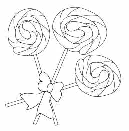 Леденец Раскраска леденец, конфета или чупа чупс