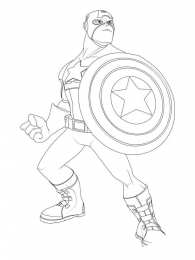 Капитан Америка Капитан Америка с щитом