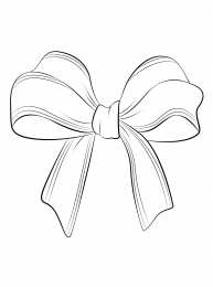 Раскраски с бантиком Раскраски с бантом