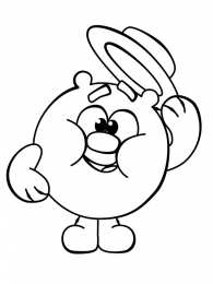 Смешарики Качественные раскраски всех героев из мультфильма про смешариков