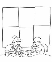 Воображение Раскраски с заданиями на воображение