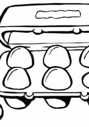 яйца Раскраски яиц , яичницы и скорлупы