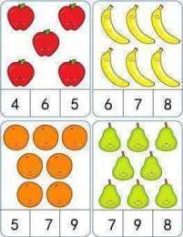 Все Задания с цифрами Посчитай сколько картинок и обведи правильный ответ Учим цифры с детьми. Задания по математике на счет