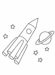 Ракета Раскраски с ракетами