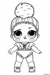 Куклы раскраски с куклами лол для девочек