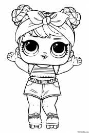 Куклы раскраски с куклами лол для девочек