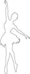 Контуры балерины Контуры и шаблоны балерин для вырезания скачать бесплатно онлайн