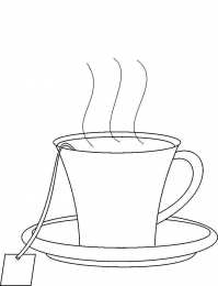 Для девочек Раскраски с изображениями посуды для девочек