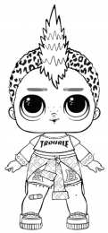 Для девочек Раскраски куклы лол для девочек скачать бесплатно онлайн