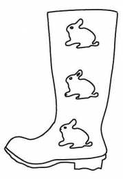 Сапоги Раскраски с сапогами. Обувь. Раскраски для вырезания и раскрашивания