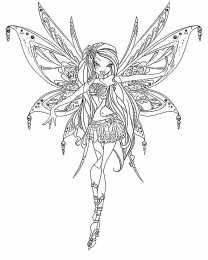 Феи Раскраски с феями