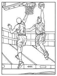 Баскетбол Раскраски баскетбол