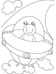 Летающая тарелка Раскраски с летающими тарелками