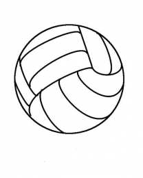 Волейбол Раскраски с игрой волейбол