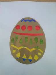 Аппликации на пасху Пасхальные яйца, аппликации из цветной бумаги