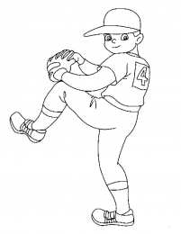 Бейсбол Раскраски про бейсбол скачать и распечатать бесплатно