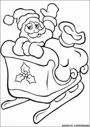 Новый год Дед мороз мчится на санях