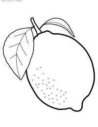Фрукты и ягоды Детские раскраски для раннего развития детей с фруктами и ягодами 