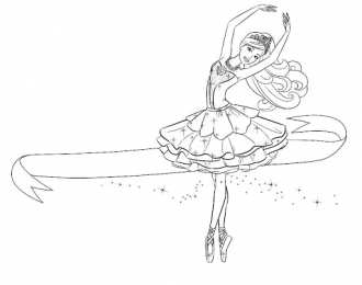 Балерины Раскраски для девочек балерина