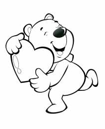 Медвежонок Раскраски с медведями и медвежатами