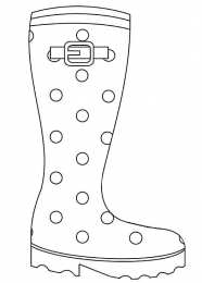Сапоги Раскраски с сапогами. Обувь. Раскраски для вырезания и раскрашивания