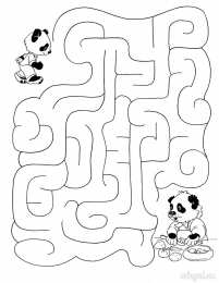 Лабиринт Лабиринты для детей 4-5 лет