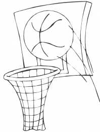 Баскетбол Раскраски баскетбол