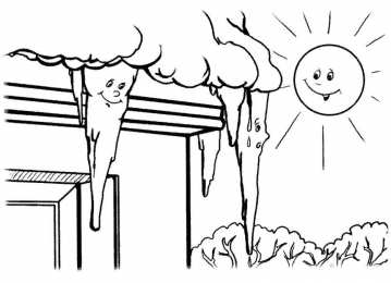 Весна Раскраски на тему время года весна