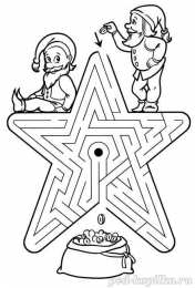 Лабиринт Лабиринты для детей 8-9 лет