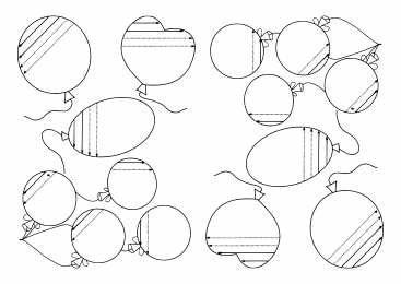 Подготовка руки к письму Штриховки для подготовки руки к письму. Нарисуй линии по образцу.