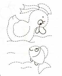 Нарисуй по контуру Раскраски для развития мелкой моторики