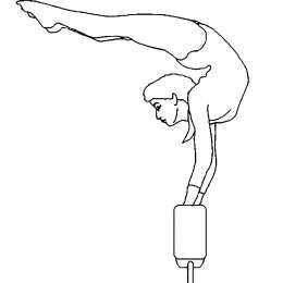 Гимнасты Раскраски с гимнастами. Виды спорта. Гимнастика