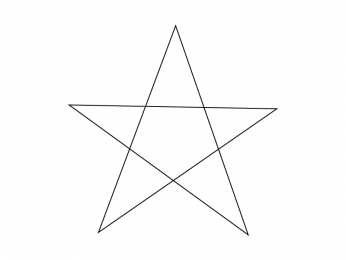 Контур звезды Контуры шаблоны звезды для вырезания аппликации или поделок