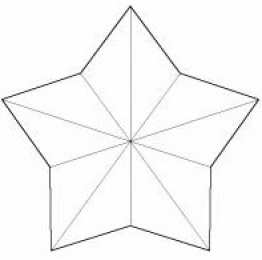 Контур звезды Контуры шаблоны звезды для вырезания аппликации или поделок