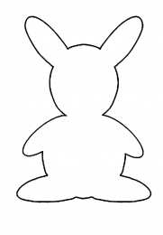 Зайчик Раскраски зайчика для малышей
