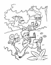 Лето Раскраски про лето