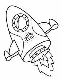 Ракета Раскраски с ракетами