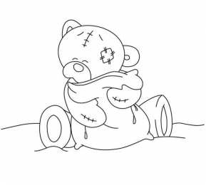 Медвежонок Раскраски с медведями и медвежатами